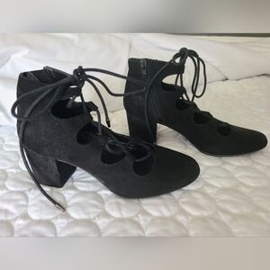 Mossimo Supply Co. Black Lace-Up Heels